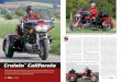 Cruisin´ California - Goldwing · auch für Harley-Davidson- und BMW-Umbauten, während für die Honda GL 1800 Cobra sowie die Harley-Davidson Daytona (ab 1999) die Doppelquerlenker-