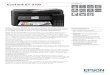 EcoTank ET-3750cdn-reichelt.de/documents/datenblatt/E410/ET-3750-DB-DE.pdf · EcoTank ET-3750 DATENBLATT Dieses EcoTank-Modell der neuen Generation ist ein schneller 3-in-1-Multifunktionsdrucker