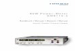 8kW Power-Meter HM8115-2 - Allice Messtechnik GmbH … · HAMEG Messgeräte erfüllen die Bestimmungen der EMV Richtlinie. Bei der Konformitätsprüfung werden von HAMEG die gültigen