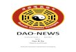 DAO-NEWS - Deutsche Daoistische Vereinigung€¦ · Inhalt dieser Ausgabe ☯Grusswort vom Vorstand der Vereinigung ☯Lao Zi reist gen Westen (Malerei und Kalligraphie) ☯Geschichte