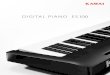 DIGITAL PIANO ES100 - Musikhaus Hermann Lesson Funktion 25 £“bungsst£¼cke (Opus 100) von Burgm£¼ller