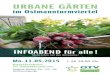 URBANE GÄRTEN · genutztes Urban Gardening Projekt im Grünzug entstehen. Dazu werden von der Sportjugend Bielefeld und in Nachbarschaftshilfe Hochbeete in Form sechseckiger Wabenbeete