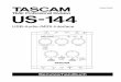 Benutzerhandbuch für Tascam US-144 (RevC)€¦ · † eine DVD mit Cubase LE4, † einen Schnelleinstieg für Cubase LE4 und † die Garantiekarte. Sollten Teile fehlen, wenden Sie