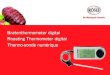 Bratenthermometer digital Roasting Thermometer digital ... · 1. Das digitale Bratenthermometer im Detail 2 Set-Taste 4 Anschlussbuchse für Messfühler 5 Umschalten Thermometer