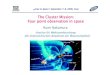 The Cluster Mission: Four point observation in space Magnetic reconnection Fundamental process in space
