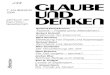 GlAUBE - uni-regensburg.deepub.uni-regensburg.de/15803/1/ubr04148_ocr.pdf · Alan G. Padgett ^ Levels of Explanation 0) K. Helmut Reich C § Die Trinität als Modell . Wolfgang Wiegrebe