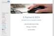 E-Payment & SEPA - easycash GmbH2015/02/11  · E-Commerce-Leitfaden () Mitglied im Netzwerk Elektronischer Geschäftsverkehr () - Förderung durch das BMWi - Ziel: Neutrale Beratung