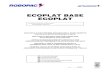 ECOPLAT BASE ECOPLAT · 2020. 3. 4. · CATALOGO RICAMBI SPARE PARTS LIST ERSATZTEILKATALOG CATALOGUE DES PIECES DETACHEES CATALOGO RECAMBIOS IT EN DE FR ES N. matricola • Serial