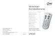 Universal- Fernbedienungg-ecx.images-amazon.com/images/G/30/CE/Electronica/Manuals/B00… · UFB 90 is a programmable universal remote control with extra large keys – ideal for