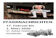 © Peter Weidemann PFARRNACHRICHTEN · 2020. 2. 13. · tin-Haus. Eintrittskarten zu 10 € sind im Pfarrbüro erhältlich. Nach dem Altweiberkarneval der kfd sind auch alle Männer
