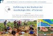 Einführung in das Studium der Geoökologie (BSc. of Science) · Geoökologie (BSc. of Science) 19.10.2020 mit Dr. Torsten Lipp, Dr. Wolfgang Schwanghart, Andreas Kubatzki, Maibritt