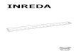 INREDA - IKEA · se encuentra en el cerco como protección contra contactos accidentales. ITALIANO Non è l’involucro dell’illuminazione a proteggere il dispositivo di controllo