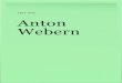 188-1945 Anton Webern - Gerhard Anton Webern. Publikation der Wienbibliothek zur Ausstellung mit Abdruck