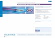 Buskabel für Profibus DP, FMS, FIP - isomet.ch · 5 Kupfergeﬂecht verzinnt, Bedeckung nom. 65 % 6 Mantel PVC violett (RAL 4001) Technische Daten Nennspannung 250 V Prüfspannung