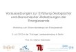 Voraussetzungen zur Erfüllung ökologischer und ... · Workshop zum Strommarktdesign der Energiewende . 5. Juli 2012 in der Thüringer Landesvertretung in Berlin . Prof. Dr. Ottmar