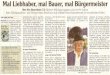 Herbert... · 2017. 3. 6. · Mal Liebhaber, mal Bauer, mal Bürgermeister Herz fürs Brauchtum (72) Herbert Möslang engagiert Sich seit 46 Jahren beim Gebirgstrachten- und Heimatverein