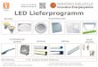 Info LED Lieferprogramm - MB-Energie110² / 90² 150²/ 140² 200²/ 170² V: 04.03- 04/2016 Ältere Ausführungen verlieren ihre Gültigkeit LED Lichtplatte ESB- LPL Gleichmäßige