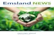 Emsland news...Vision: ‚Emsland Group – auf dem Weg zum kundenorientierten Lösungsentwickler‘ weiter voranschreiten. Für Anregungen aus den nachfolgenden News sind wir, wie