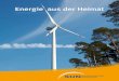 Energie aus der Heimat Energie aus der Heimat.pdf · 2016. 2. 13. · Inzwischen verstärken das IdE Institut und die Universität Kassel das Fachteam und das regionale virtuelle