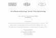 Aufbereitung und Recycling - UVR-FIA · 2018. 8. 29. · (Hochschule Anhalt - FH, Lehrgebiet Mechanische Verfahrenstechnik, Köthen): Ein neues Verfahrensprinzip für die Nassreinigung