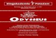 Max Bruch DYSSEUS O - Singakademie Potsdam e.V. · 2013. 9. 29. · Die Sirenen locken mit ihren betörenden Gesang Seeleute an, um sie zu töten. Odysseus ... berichten auf dem Fest