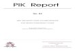 PIK Report · PIK Report No. 84 Nicola Botta, Rupert Klein, Susanne Langenberg, Susanne Lützenkirchen WELL BALANCED FINITE VOLUME METHODS FOR NEARLY HYDROSTATIC FLOWS. Herausgeber: