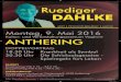Ruediger DAHLKE - · PDF file 2016. 4. 17. · Ruediger DAHLKE ARZT | PSYCHOTHERAPEUT | AUTOR Montag, 9. Mai 2016 Kultur- und Veranstaltungszentrum Voglwirt ANTHERING DOPPELVORTRAG