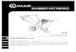 RAMBO-HC10PRO - Lumag Maschinen · 2020. 10. 1. · Benzin-Häcksler RAMBO-HC10PRO Art. No.: RAMBO-HC10PRO RAMBO-HC10PRO D Modell: RAMBO-HC10PRO Seriennummer: _____ Sowohl die Modellnummer