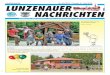 10029 - Lunzenau 05 2013 · 2018. 3. 20. · LUNZENAUER NACHRICHTEN Amtsblatt der Stadt Lunzenau • Heimat- und Bürgerzeitung • an alle Haushalte Verlag & Druck KG Nr. 05/2013