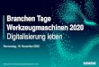 Branchen Tage Werkzeugmaschinen 2020... · 2020. 12. 3. · Branchen Tage Werkzeugmaschinen 2020 Digitalisierung leben Donnerstag, 19. November 2020 © Siemens 2020 | Frei verwendbar