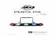 取扱説明書Doc.# SHD-459 3 2018 Sound House Inc. はじめに この度はAMERICAN DJ、PENTA PIX3 をご購入いただき、誠にありがとうございます。 PENTA PIX