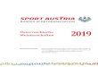 Österreichische Meisterschaften 2019 · 2020. 7. 30. · Österreichische Meisterschaften Haftungsausschluss: Bitte beachten Sie, dass Sport Austria keine Haftung für die Vollständigkeit