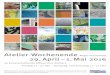 Atelier-Wochenende 29. April – 1. Mai 2016 · 2020. 8. 25. · 29. April – 1. Mai 2016 Freitag 17 – 21 Uhr | Samstag und Sonntag 11 – 17 Uhr Regio Frauenfeld Gestaltung: Barbara