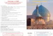 2018 IRAN Programme - Diocèse de Poitiers...Zandieh: Bazar, Hammam et jardin d’Eram. Déjeuner en cours de visites. Célébration de la messe à l’église Arménienne Grégorienne
