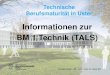 Informationen zur BM 1 Technik (TALS) · 2021. 1. 19. · Former Senior HR Project Manager . Zürich Area, ... • BM 1 • BM 2. Mathematik . GLF und SPF. Grundlagenfach (GLF) Mathematik