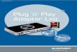 Plug ’n’ Play Adapter List. · 2015. 2. 17. · debajo del salpicadero, debajo del asiento del conductor o del acompañante. Existen cables de conexión de dos longitudes ( 2,5