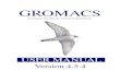 GROMACS · 2011. 3. 22. · GROMACS USER MANUAL Version 4.5.4 Written by Emile Apol, Rossen Apostolov, Herman J.C. Berendsen, Aldert van Buuren, Par Bjelkmar, Rudi van Drunen,¨ Anton