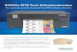 RX900e RFID Farb-Etikettendrucker - Bechtle AG · Etiketten genau nach Ihrem Bedarf festlegen und produzieren. Beispielanwendungen für RFID-Technologie im Zusammenhang mit hochauflösendem