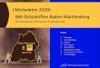 Mediadaten 2020 IHK-Zeitschriften Baden-Württemberg„Magazin Wirtschaft“ 85.000 ca. 1. des Monats 5. des Vormonats 10. des Vormonats Druckhaus Waiblingen, Remstal-Bote GmbH Albrecht-Villinger-Str