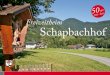 1965 - 2015 Freizeitheim Schapbachhof · 2020. 5. 11. · 1965 - 2015 Grußwort von Hannes Rasp Im Jahr 2015 kann das Schul- und Freizeitheim „Schapbachhof“ auf sein 50-jähriges