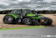 AGROTRON 6 TTV - GARNEA a.s.Nová řada DEUTZ-FAHR AGROTRON 6 TTV nabízí jedinečnou rozmanitost modelů a výbavových variant. Můžete si tak traktor sestavit přesně podle požadavků