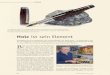 Holz ist sein Elementshop-liebensteiner.de/media/pdf/34/ba/81/Schreibkultur... · 2019. 4. 17. · 20 SCHREIBKULTUR 2/2019 TITEL Holz ist sein Element Individuell wie eine Handschrift