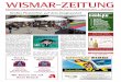 Wismar-Zeitung · 2017. 6. 7. · Wismar-Zeitung Informations- und Anzeigenblatt für die Hansestadt Wismar und Umgebung 09/17 • 08.06.2017 Die nächste Ausgabe erscheint am 22