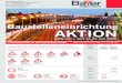 Bayer Baustelleneinrichtung Aktion Homepage · 2011. 11. 29. · Klemmfix Wendebake Format: 250 x 1000 mm, einseitig, Folie Typ 1, mit Folienschutzzone, Pfeilform mit Stutzen 40/40