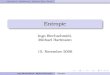Entropie - speicherleck.de · 2007. 8. 8. · Beispiel: Entropie von Musikstucken¨ Mozart, Bach: Klassische Komponisten – Harmonienlehre, Akkorde, Intervalle etc. Schonberg (20