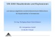 VDI 2263 Staubbrände und Explosionen - eNeG GmbH · 2017. 4. 4. · VDI 2263 Staubbrände und Explosionen und daraus abgeleitete sicherheitstechnische Maßnahmen für Sorptionsfilter