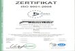 ISO9001:2008 - Dienstbier GmbH · 2017. 5. 18. · ZERTIFIKAT ISO9001:2008 *"-¥-*If..~ ic* DEKRA* ic: •. Dienstbier GmbH&Co.Entsorgungs KG Bereich: Containerdienst, Recyclinghof,