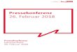 Pressekonferenz - Berlin · 2018. 3. 14. · 5 Pressekonferenz 26. Februar 2018 – Jahresauftakt Abteilung Bürgerdienste, Personal, Finanzen, Immobilien und Wirtschaft Fachbereich