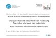 Energieeffizienz-Netzwerke in Hamburg Praxisbericht aus der 2018. 4. 16.آ  Hamburgs INDUSTRIE in ZAHLEN