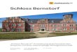 Schloss Bernstorf · 2020. 7. 30. · Schloss Bernstorf Wir freuen uns, Ihnen eine Investition in die Erweiterung einer besonderen Pflegeimmobilie anzu-bieten. Das familiengeführte